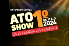 Participe do Ato em comemoração ao Dia do Trabalhador